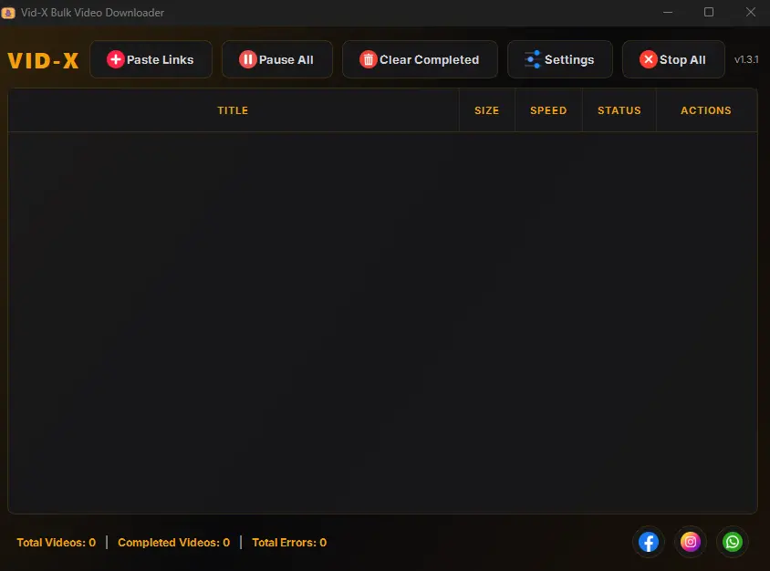 Vid-X Bulk Downloader